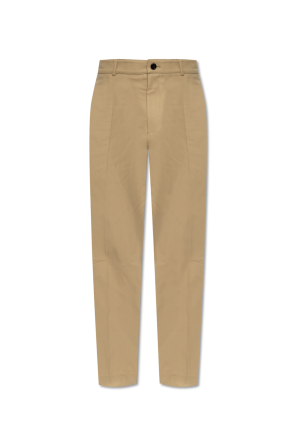 Beige Cotton trousers Moncler - Vitkac AS